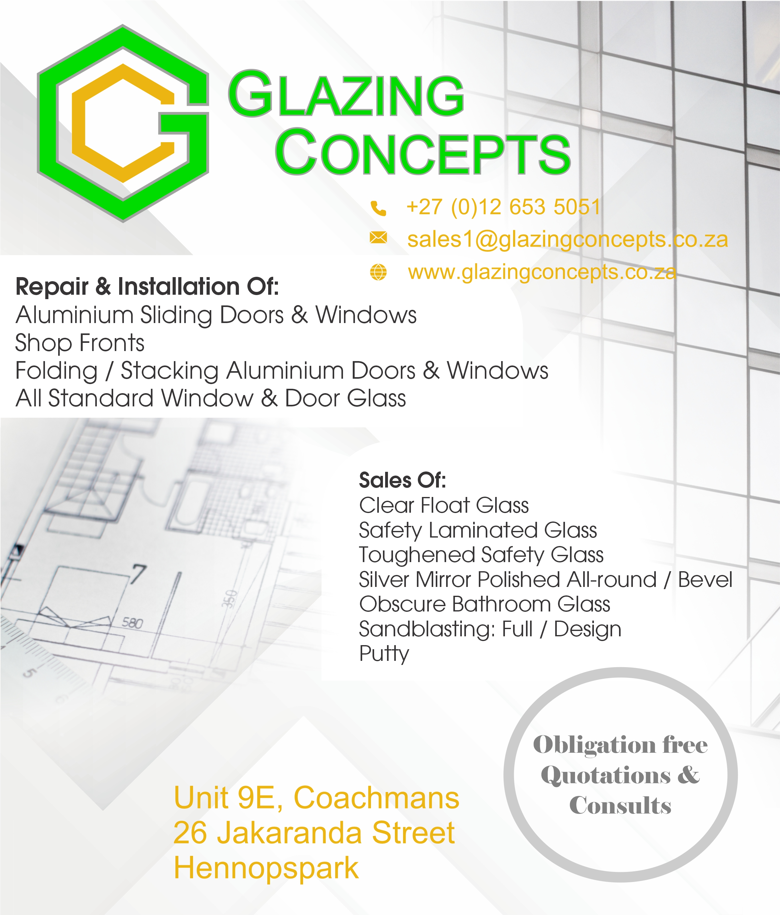 Glass and Aluminium Supplier